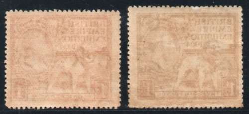 Great Britain 1924 British Empire Exhibition set of 2 umm & lmm. SG 430-431. Cat £25 (2022)