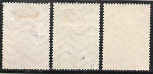 Japan 1937 Areodrome Fund set of 3 mounted mint. SG 336-338. Cat £9 (2013)