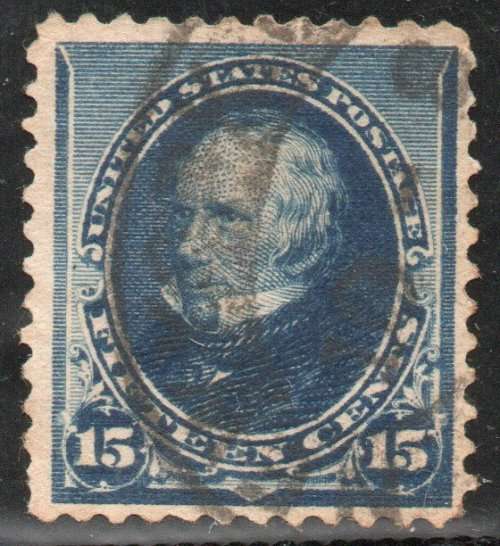 United States of America 1890 Definitive 15c blue fine used. SG 232. Cat £25 (2013)