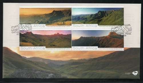 South Africa 2008 Heritage Sites set of 4 on FDC 7.137. Cat R80 (2023-25)