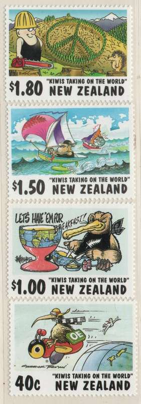 New Zealand 1997 New Zealand Cartoons set of 4 unmounted mint. SG 2118-21. Cat £4,85 (2013)