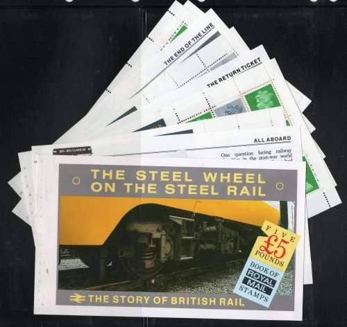 GREAT BRITAIN 1986 `STORY OF BRITISH RAIL` PRESTIGE BOOKLET EXPLODED UMM. SG DX 7. CAT £10 (2018)