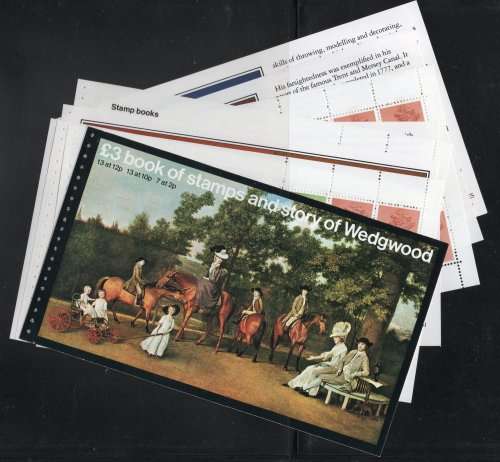 Great Britain 1980 Story of Wedgwood £3 exploded booklet. SG DX2. Cat £3,75 (2018)