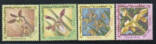 Namibia 1999 Orchids of Namibia set of 4 unmounted mint. SACC 308-311. Cat R96 (2023-25)