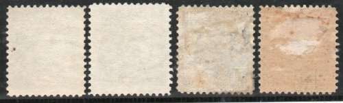 Brazil 1906 Definitive part set of 4 mtd mint & mint no gum. SG 265, 267, 269 & 274. Cat £52 (2013)