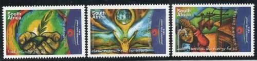 South Africa 2002 World Summit for Sustainable Development set of 3 umm SACC 1495-97 Cat R120 (2025)