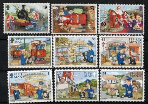 Isle of Man 1994 2 sets unmounted mint. SG 614-19 & SG 626-28. Cat £10,35 (2013)