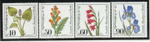 Germany Berlin 1981 Endangered Wild Flowers set of 4 unmounted mint. SG B622-B625. Cat £6 (2013)