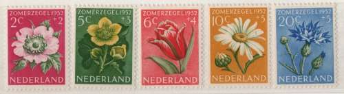 Netherlands 1952 Social Relief Fund set of 5 umm. SG 749-753. Cat £30,65. (2013)