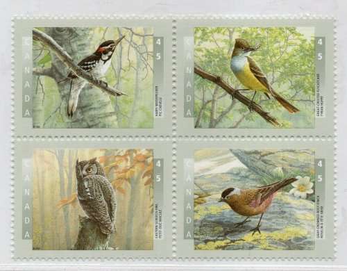Canada 1988 Birds (3rd series) set of 4 unmounted mint. SG 1779-1782. Cat £6 (2013)