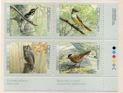 Canada 1988 Birds (3rd series) set of 4 unmounted mint. SG 1779-1782. Cat £6 (2013)