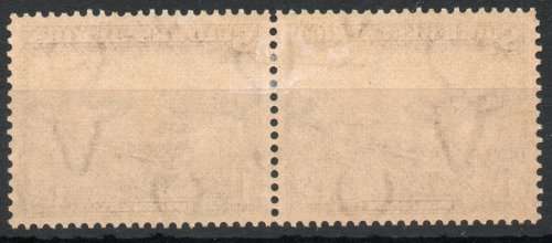 South West Africa 1937 1½d purple-brown (Mail Train) pair lmm. SACC 123. Cat R350 (2023-25)