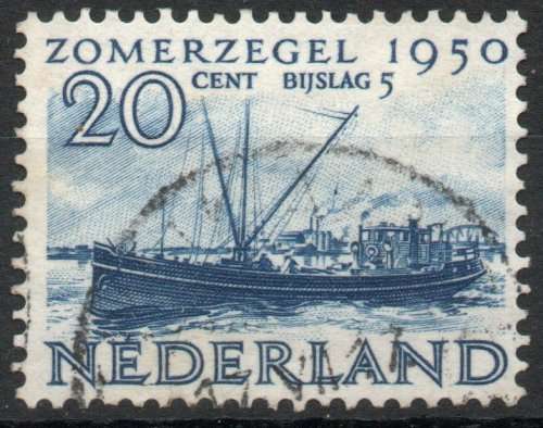 Netherlands 1950 Cultural Relief Fund` 20+5c very fine used. SG 718. Cat £23 (2013)