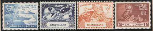 Basutoland 1949 UPU set of 4 lightly mounted mint. SACC 38-41. Cat R101 (2023-25)