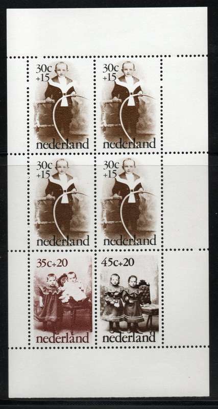 Netherlands 1973 50th Anniv of Child Welfare Mini Sheet superb umm. SG MS 1204. Cat £4,75. (2012)