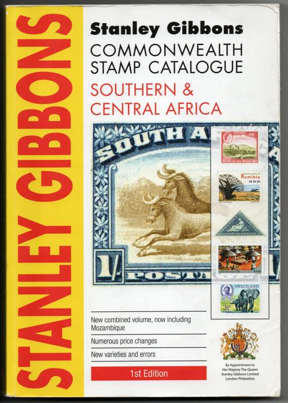 Stanley Gibbons Southern & Central Africa Stamp Catalogue in good used condition. (362 pages)