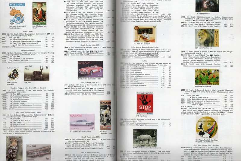 Stanley Gibbons Southern & Central Africa Stamp Catalogue in good used condition. (362 pages)