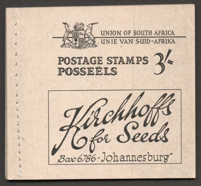 South Africa 1948 Booklet No. 20 complete and in superb condition. Cat R550 (2023-25)
