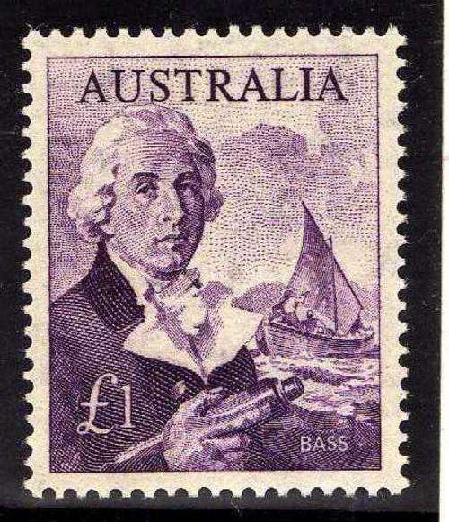 AUSTRALIA 1963 DEFINITIVE 1 POUND L.M.M. SG 360 CV 55 POUNDS