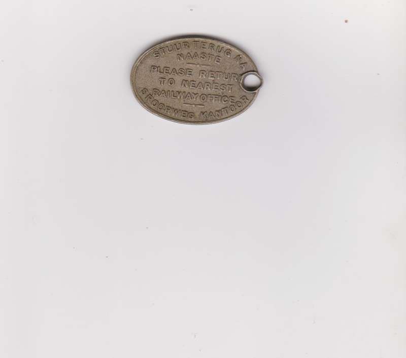 Old SAR keyring tag