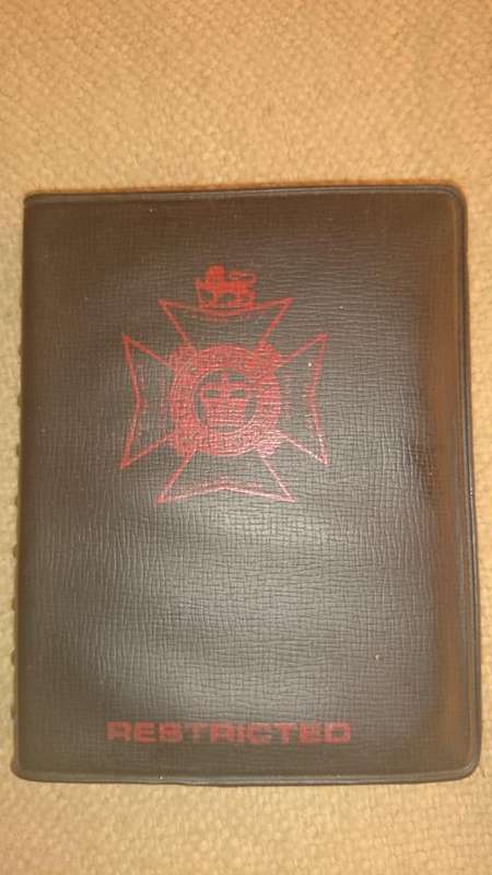 Rhodesia Regiment Pocket Book