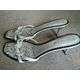 "Auction: Sissy Boy STUNNING Silver Sandals / Shoes (Size 8) in EXCELLENT CONDITION!