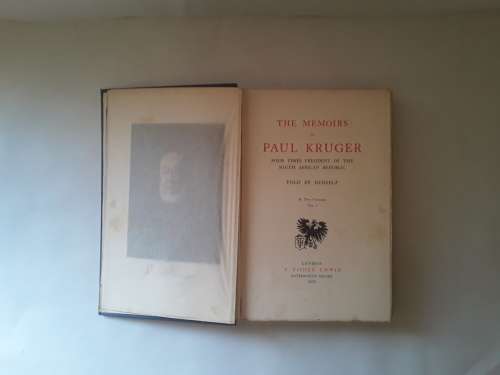 Antique Book Paul Kruger