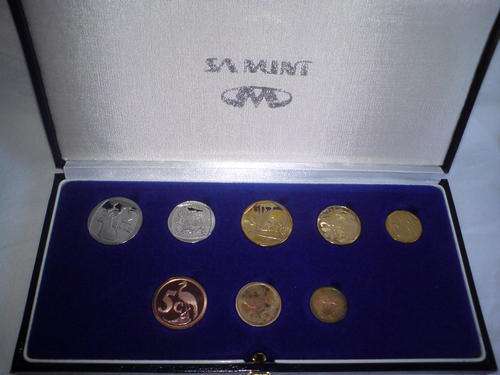 1991 RSA New Series, SAM Proof set, R2 to 1c