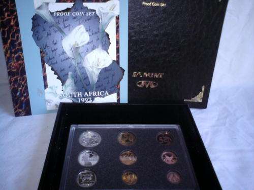 1997 RSA New Series, SAM Proof set, R5 to 1c