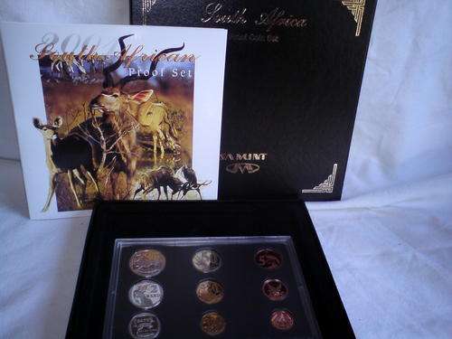 2001 New Series, SAM Proof set, R5 to 1c