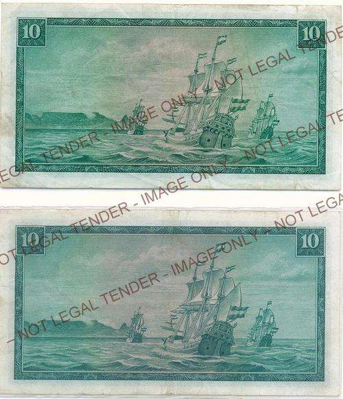 TW De Jongh R10, 1st & 3rd issue, F condition