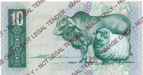 GPC De Kock, R10, 3rd issue, Replacement note Y19, UNC condition
