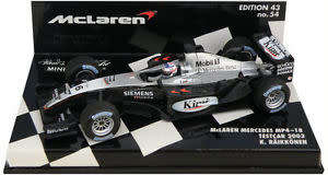 McLaren Mercedes MP4-18 die cast model