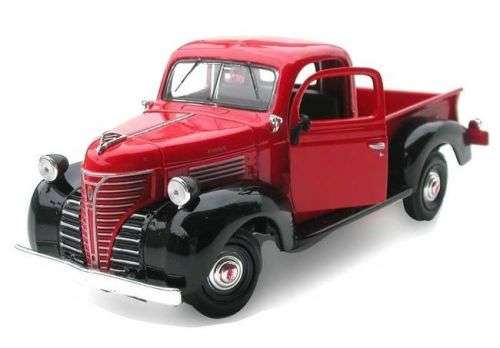 1941 Plymouth truck die cast model.