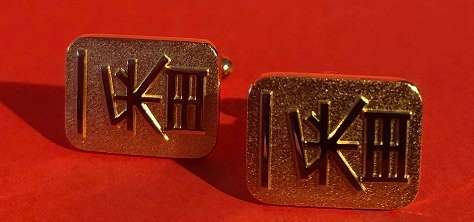 Japanese cufflinks