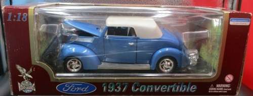 1937 Ford Convertible BOXED 1/18 die cast model