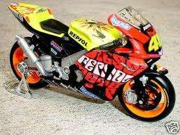 Moto GP Valencia Honda RC211V 1/18 die cast model