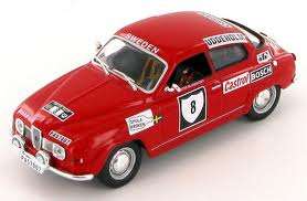 Saab 96V4 Rally Die Cast Model