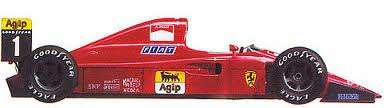 Ferrari F1 641/2 die cast model