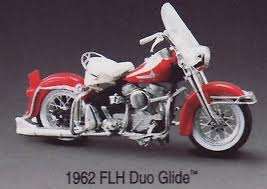 Harley Davidson FLH Duo-glide die cast model