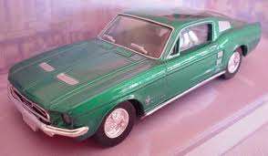 1967 Ford Mustang Fast back die cast model