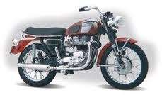 Triumph T120 Bonneville 1969 die cast model