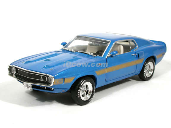 1969 Ford Mustang Shelby GT-500 diecast model car 1:18 scale