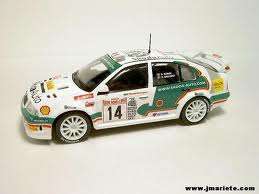 Skoda Oktavia WRC rally die cast model