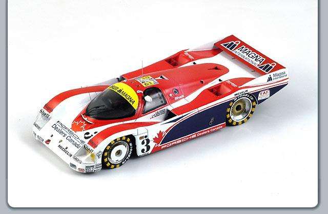 Le Mans Porsche 956 Long Tail die cast model