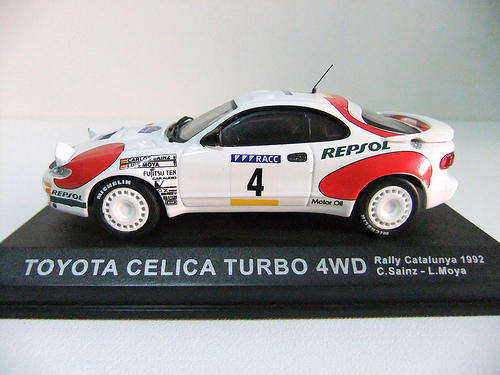 Toyota Celica Turbo 4WD Rally die cast model