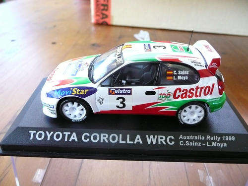 Toyota Corolla WRC Rally die cast model