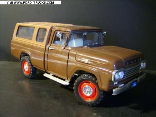 1959 Ford F250 1/18 die cast model