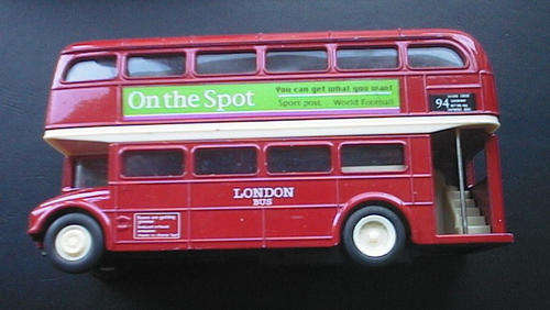 London Bus die cast model