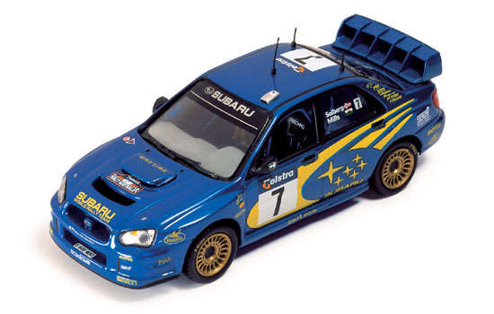 Subaru Rally die cast model.